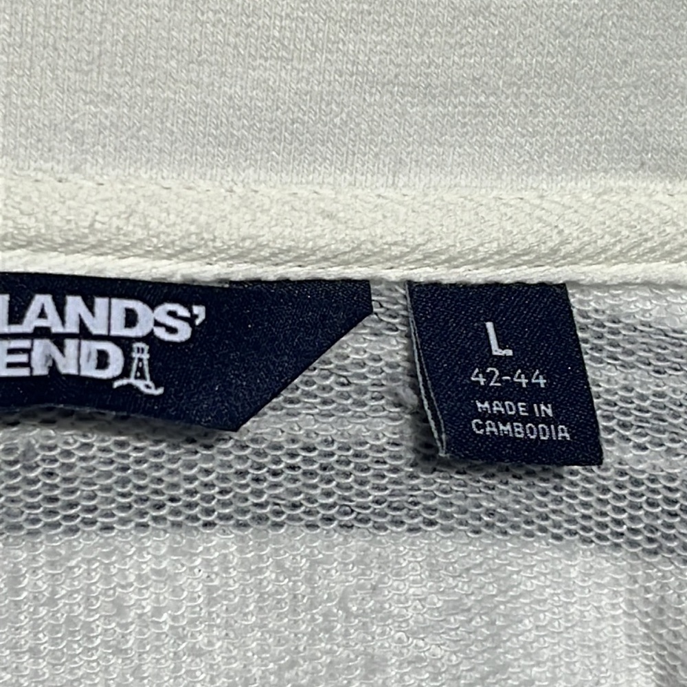 Lands’ End nautical cotton-blend sweater L - Picture 4 of 6